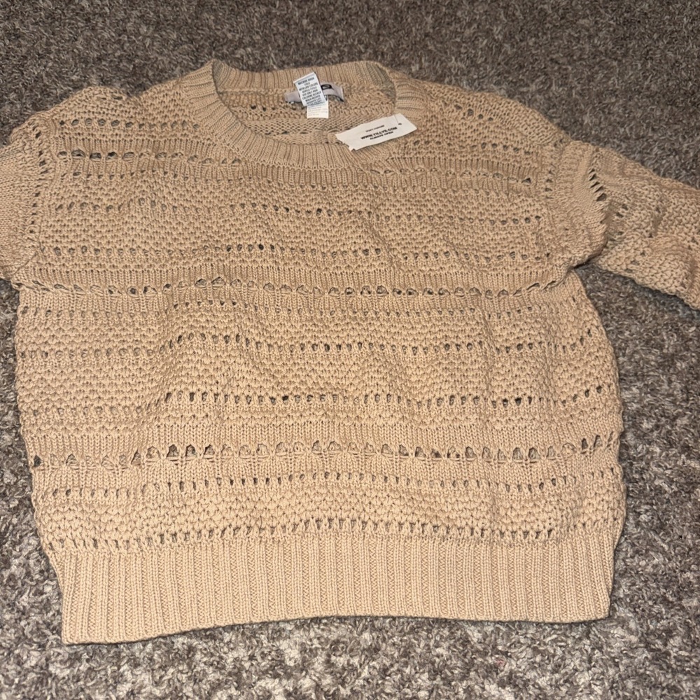RSQ Girls Kids  Taupe Sweater Size Large